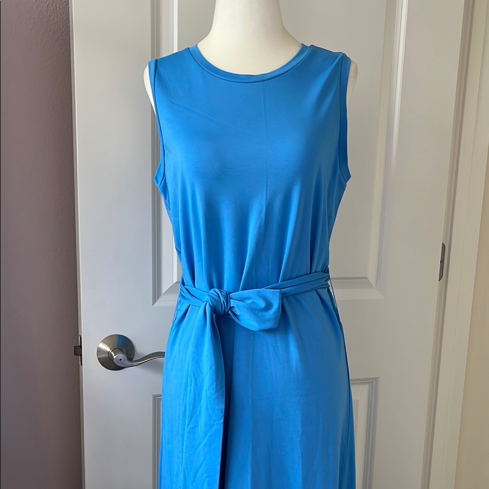 Banana Republic Sleeveless Blue Dress
